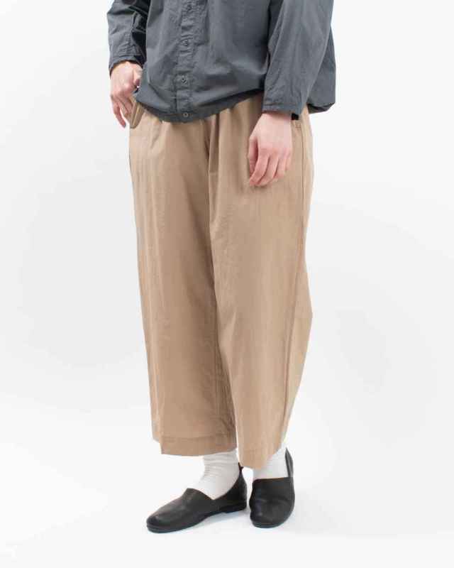 P71506 prit コットンナイロン高密度平織パジャマパンツ