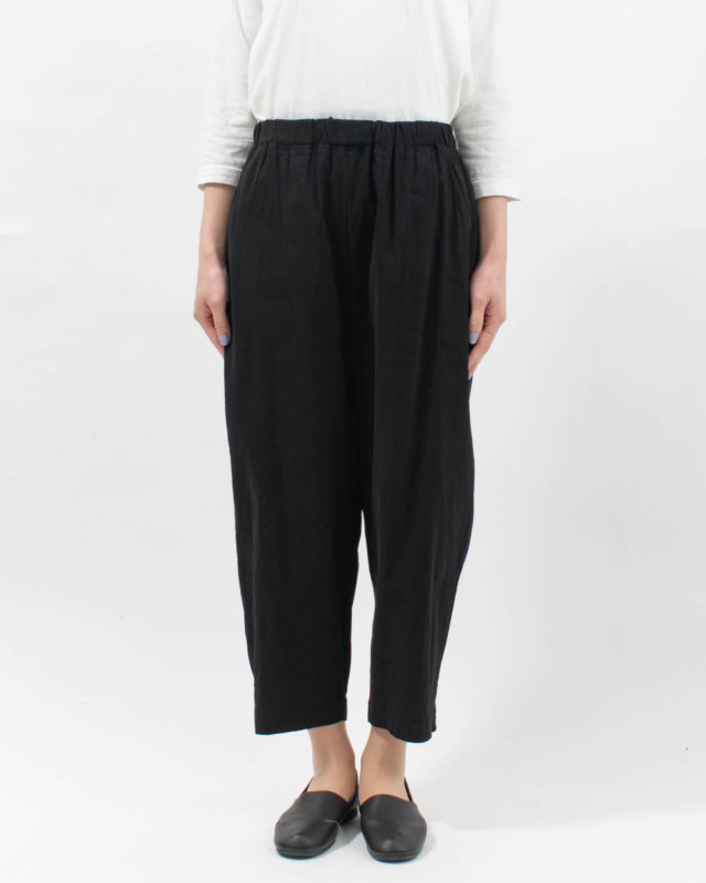 P71622　prit リネンレーヨンストレッチ スロウパンツ