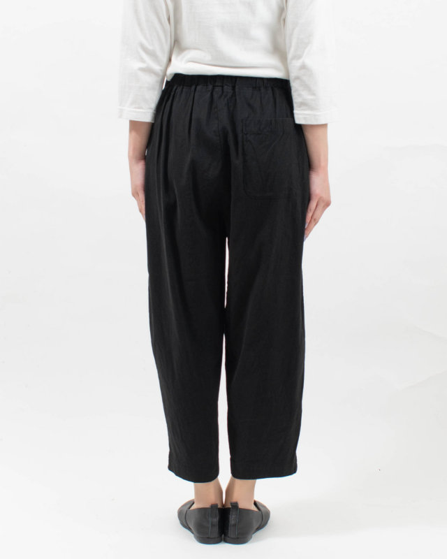 P71622　prit リネンレーヨンストレッチ スロウパンツ