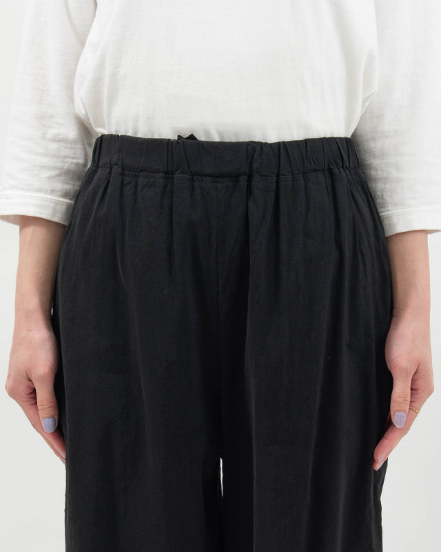 P71622　prit リネンレーヨンストレッチ スロウパンツ