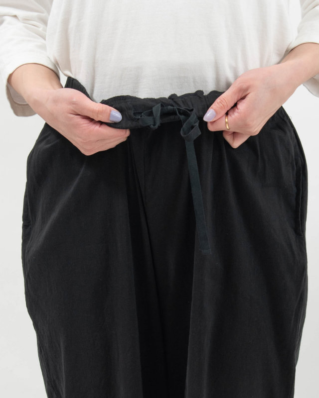 P71622　prit リネンレーヨンストレッチ スロウパンツ