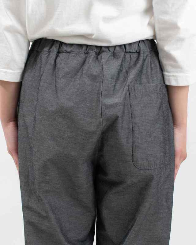 P71631 prit 綿麻ストレッチワイドパンツ