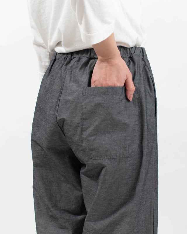 P71631 prit 綿麻ストレッチワイドパンツ