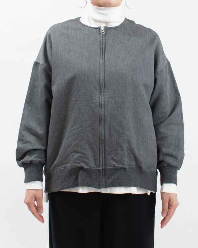 P80602 prit ニットデニム ZIPブルゾン