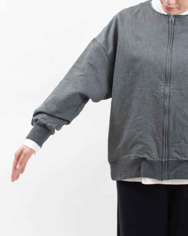 P80602 prit ニットデニム ZIPブルゾン