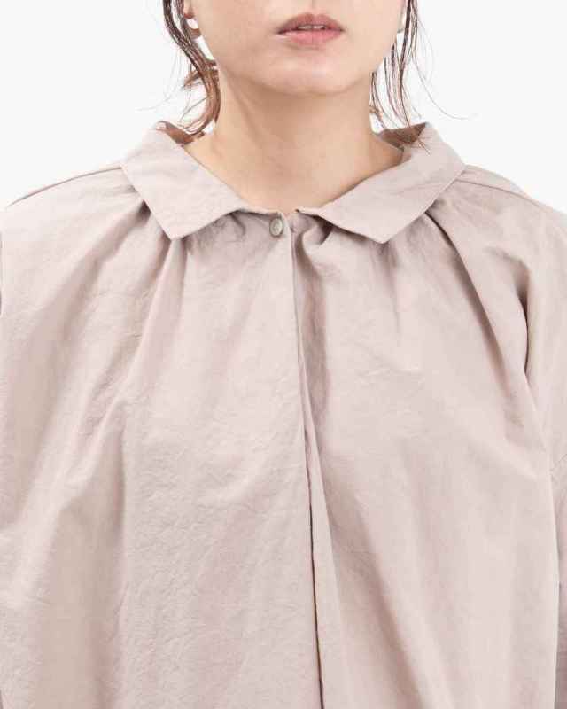 P81515 prit コットンリネンダンプ2wayギャザースモック