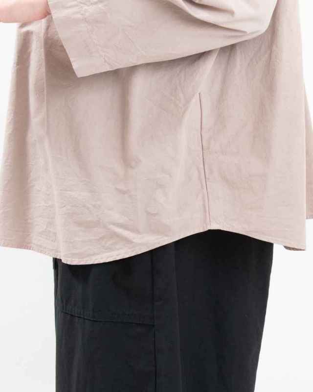 P81515 prit コットンリネンダンプ2wayギャザースモック