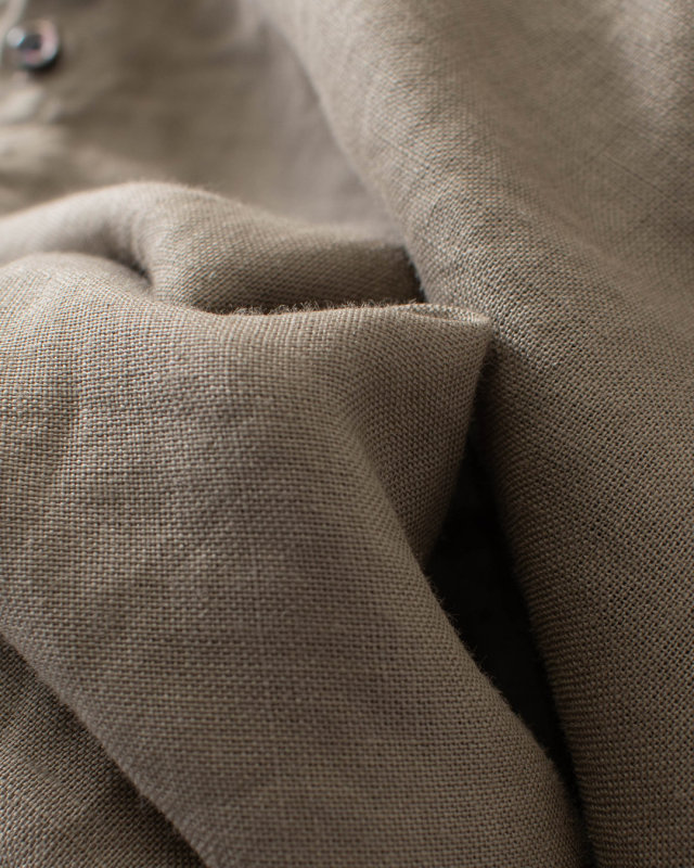 P81619 prit 60/1ラミーバイオクロス裾ゴムカーディガン