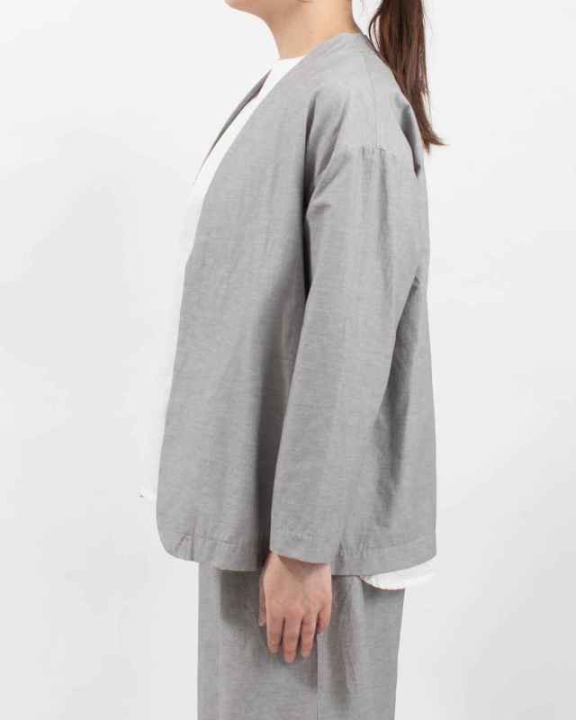 P81633  prit 綿麻ストレッチトッパージャケット