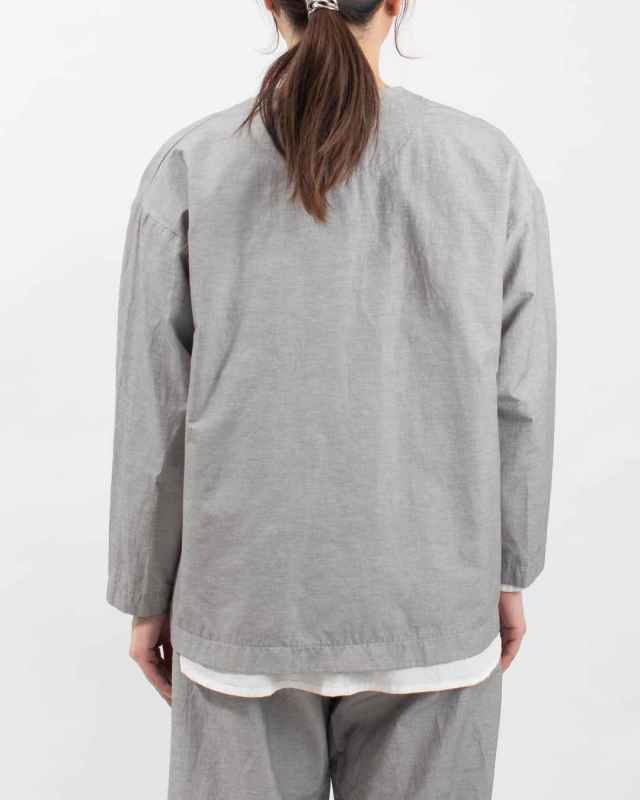 P81633  prit 綿麻ストレッチトッパージャケット