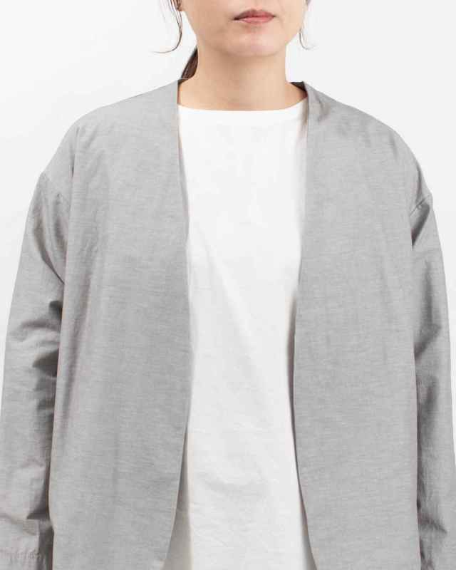 P81633  prit 綿麻ストレッチトッパージャケット