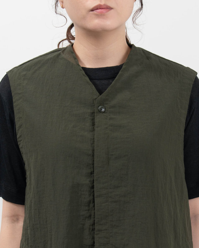 prit 裾ヒモコクーンベスト prit｜裾ヒモコクーンベスト [[P82501]][C] | ma28 ONLINE STORE