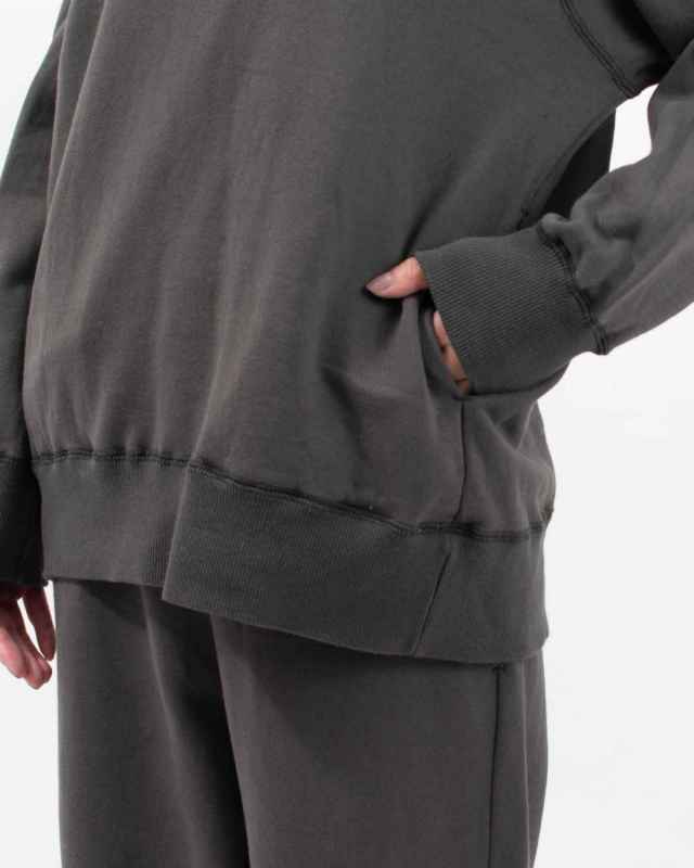 P90644　prit 30/10裏毛起毛ラグランスリーブフードプルオーバー