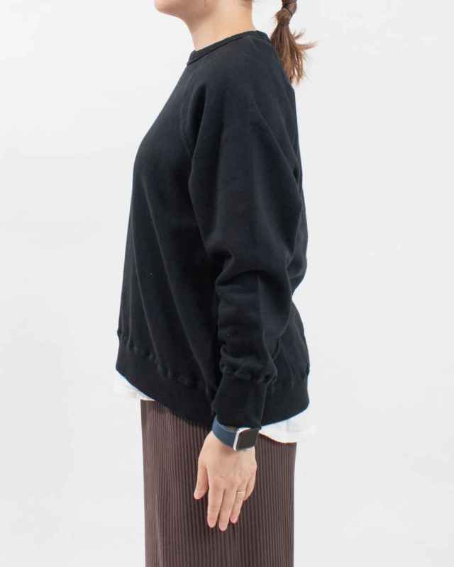 P90645 prit 30/10裏毛起毛ラグランスリーブプルオーバー