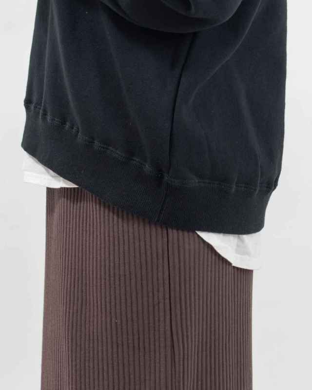 P90645 prit 30/10裏毛起毛ラグランスリーブプルオーバー