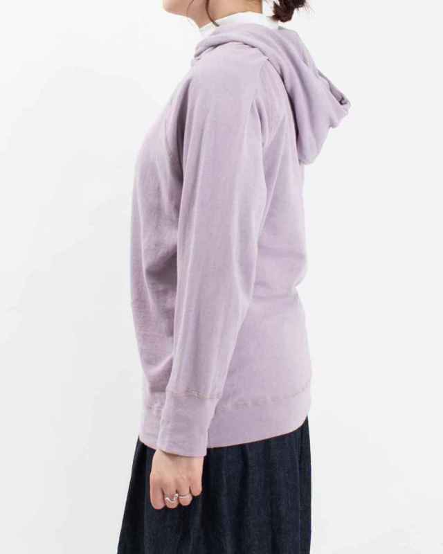 P91504  prit 40/1ガーゼ裏毛ラグランスリーブフードプルオーバー