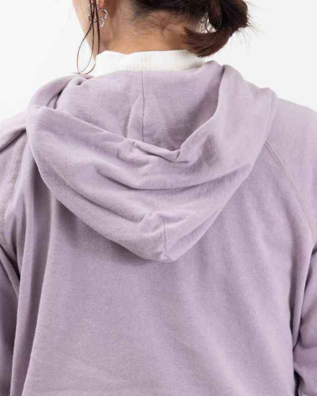 P91504  prit 40/1ガーゼ裏毛ラグランスリーブフードプルオーバー