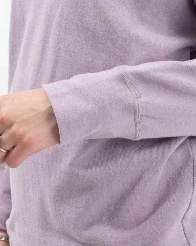 P91504  prit 40/1ガーゼ裏毛ラグランスリーブフードプルオーバー