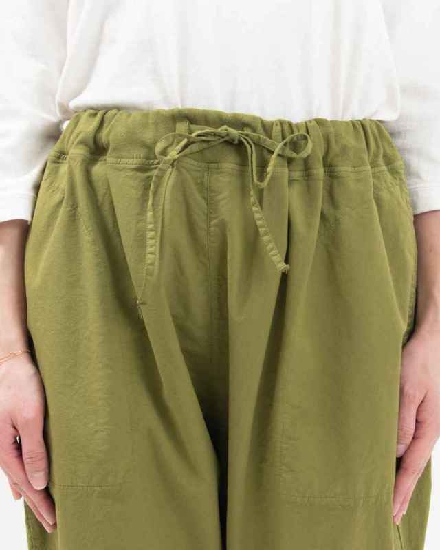 prit スウェットライクストレッチツイルサルエルパンツ