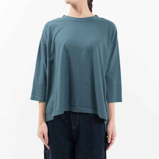 prit プリット ムラ糸天竺7分袖ワイドTシャツ P91568 クーポン対象］ prit[プリット]ムラ糸天竺7分袖ワイドTシャツ