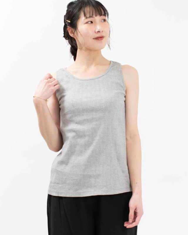 prit プリット 40/1ビワコットン5分袖クルーネック P91433 ナチュラル ビワコットン 軽い 涼しい Tシャツ カジュアル シンプル prit 40/1ビワコットンタンクトップ｜ナチュラルファッション