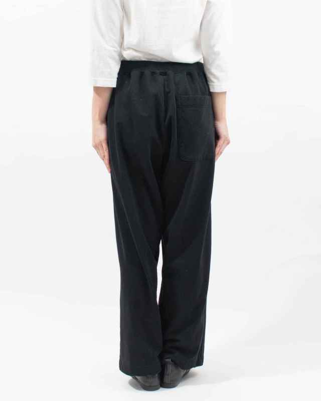 prit 40/1DEPENDランダムミニ裏毛ワイドパンツ｜ナチュラル