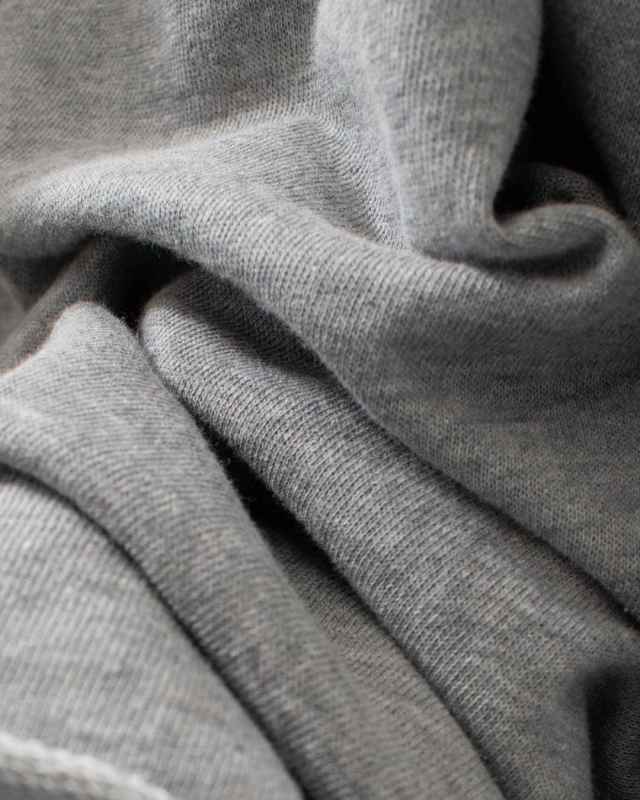 P91619  prit 40/1強撚糸スビン裏毛 5分袖クルーネックワイドＴシャツ