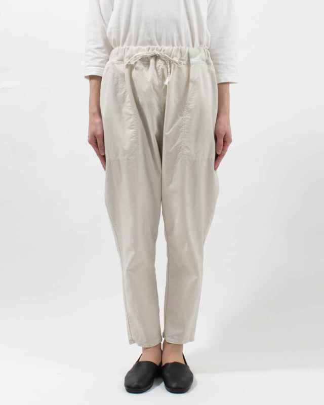 P91634  prit スウェットライクストレッチツイルサルエルパンツ