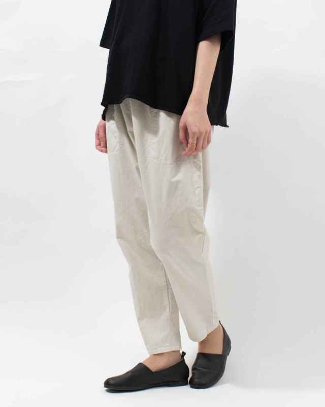 P91634  prit スウェットライクストレッチツイルサルエルパンツ