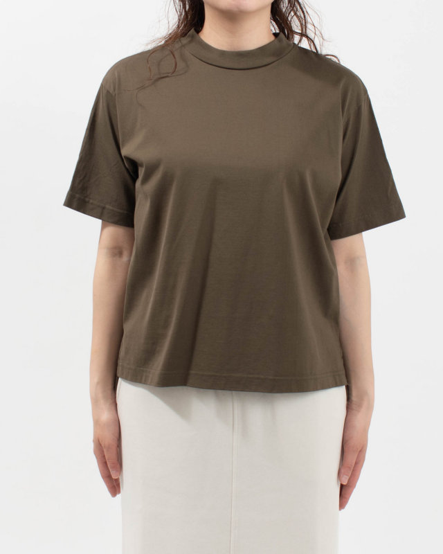 P92608  prit 47/2スーピマコンパクト天竺 クルーネックボックスＴシャツ