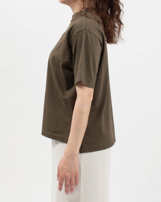 P92608  prit 47/2スーピマコンパクト天竺 クルーネックボックスＴシャツ
