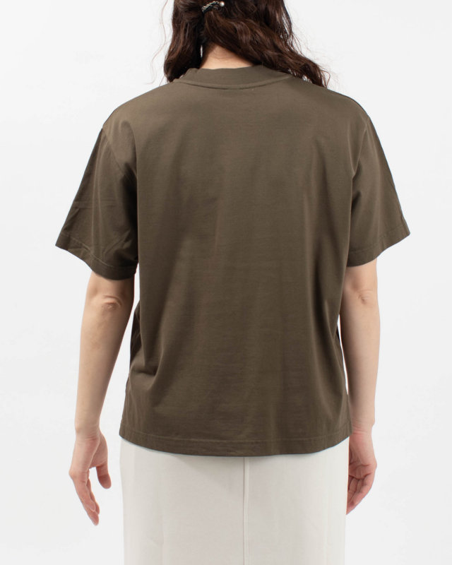 P92608  prit 47/2スーピマコンパクト天竺 クルーネックボックスＴシャツ