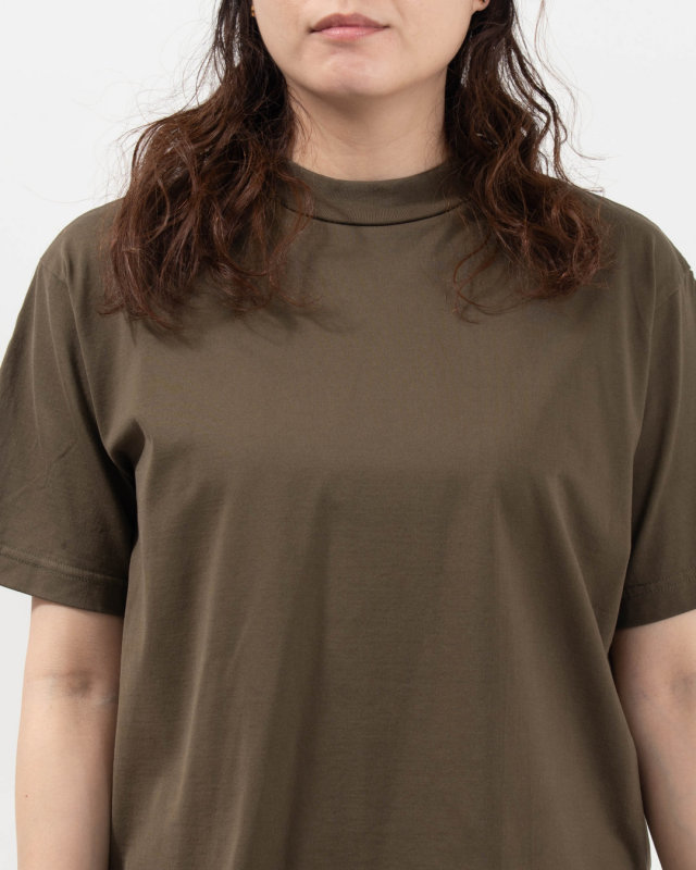 P92608  prit 47/2スーピマコンパクト天竺 クルーネックボックスＴシャツ