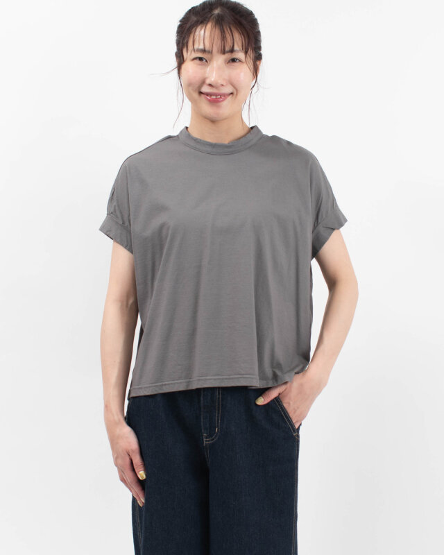 prit 40/1SZ強撚度詰天竺 ショートスリーブプルオーバー