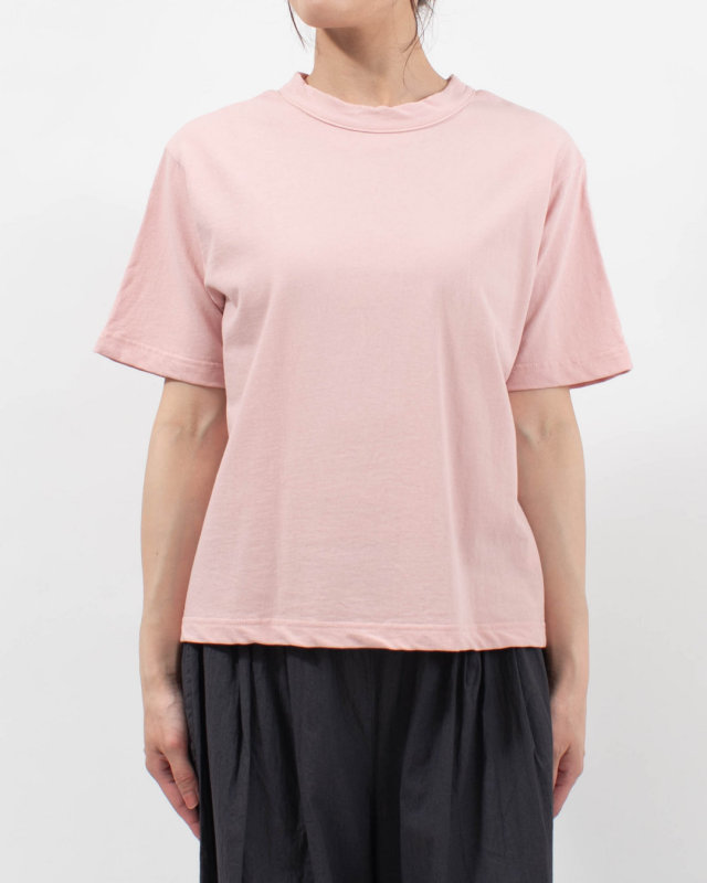 P92615  prit 30/1DEPENDインレイ クルーネックボックスTシャツ