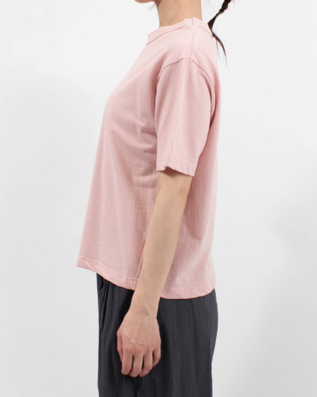 P92615  prit 30/1DEPENDインレイ クルーネックボックスTシャツ