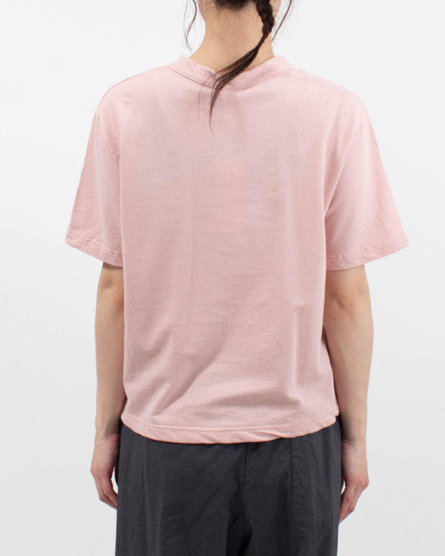 P92615  prit 30/1DEPENDインレイ クルーネックボックスTシャツ