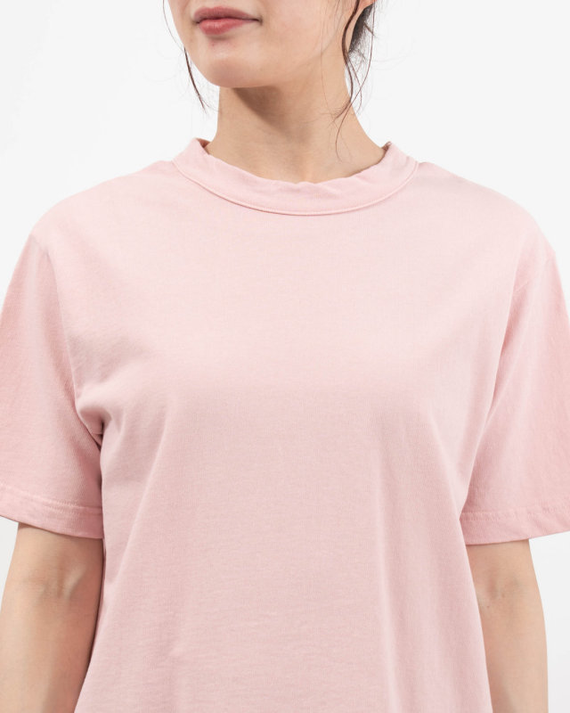 P92615  prit 30/1DEPENDインレイ クルーネックボックスTシャツ