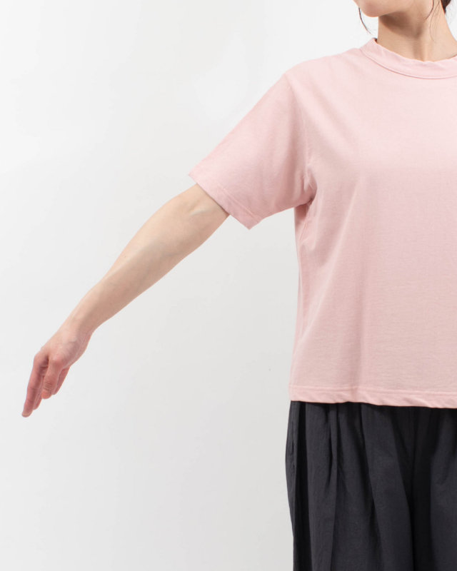 P92615  prit 30/1DEPENDインレイ クルーネックボックスTシャツ