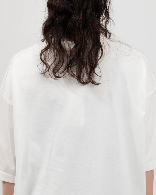 P92642  prit 5分袖フレームＴシャツ