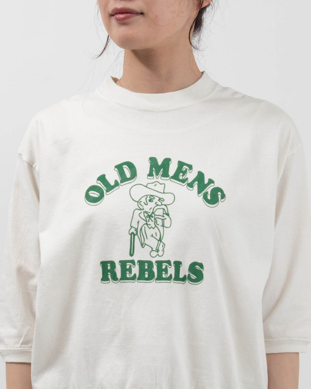 PPS-28267  PACIFIC PARK STORE 17/-BD天竺 七分袖プリントプルオーバー[OLD MENS REBELS]