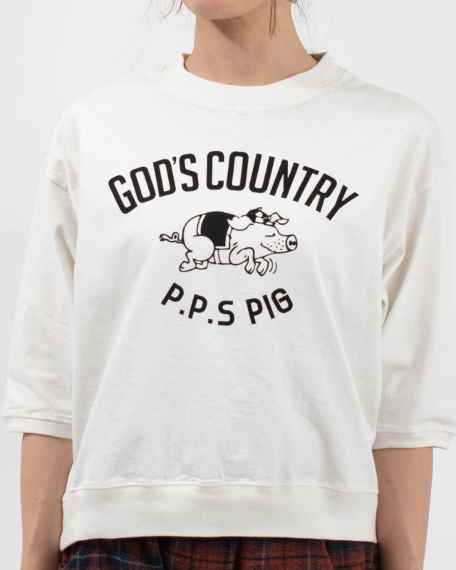 PPS-28283 PACIFIC PARK STORE 17/-BD天竺プリントリブTee[GOD’S COUNTRY]