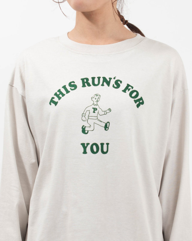 PPS-30202-1 PACIFIC PARK STORE 17/-BD天竺 ヘムラウンドプリントTee[THIS RUN’ S FOR YOU]