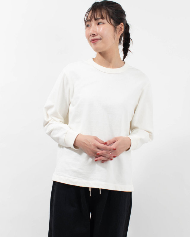 R16010 RINEN 20/1オーガニック裏毛 クルーネック