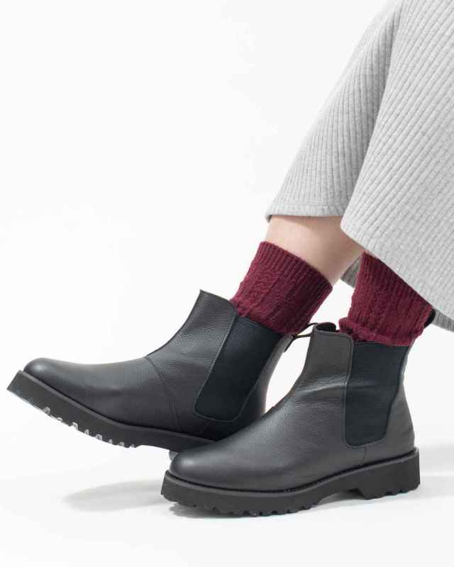 RP-569  Recipe 厚底サイドゴアブーツ