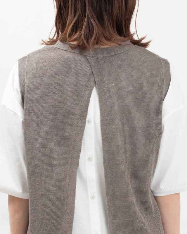 SO[ ] エスオー フレンチリネン後ろ開きベスト SA-0491 レディース ナチュラル ファッション コーデ 服 30代 40代 50代ファッション シンプル ベーシック 楽天市場】【クーポンで15％OFF】△ SO[ ] エスオー フレンチ