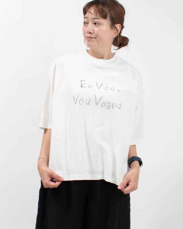 sabbatum BD30/1天竺（アメリカンドライ）半袖プリントTee[Eu Voo Voo Voand]