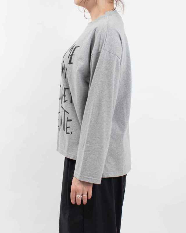 SA-35203　sabbatum 26/1BDTOP度詰天竺 前後差スタンダードプリントTee<QUANDO ME~NOVAMENTE>