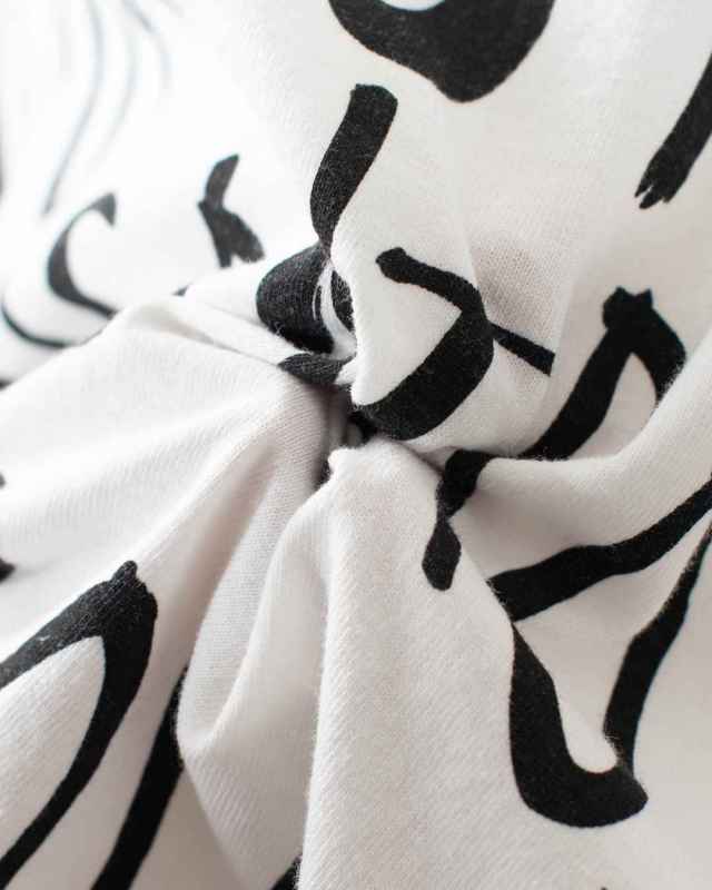 SA-35203　sabbatum 26/1BDTOP度詰天竺 前後差スタンダードプリントTee<QUANDO ME~NOVAMENTE>