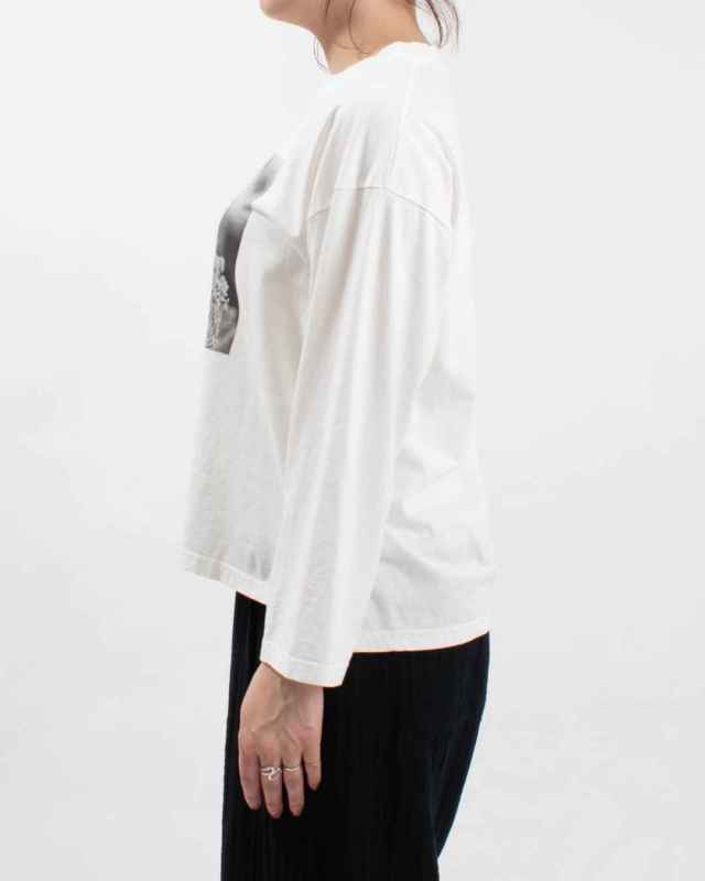 SA-35204 sabbatum 26/1BDTOP度詰天竺 前後差スタンダードプリントTee<PHOTO PRINT>